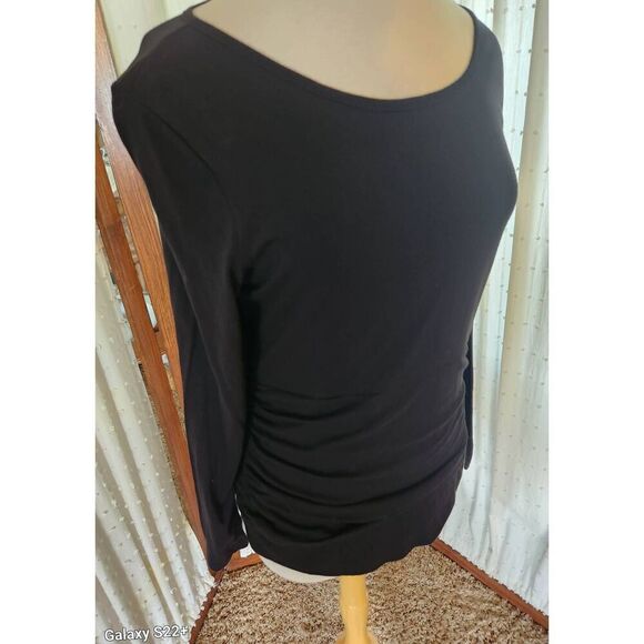 NWT Tribal knit top with ruching on the sides - Picture 3 of 10